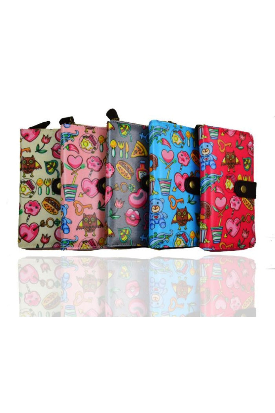 Fun Doodle PU Leather Pocket Wallet - K2 -E1