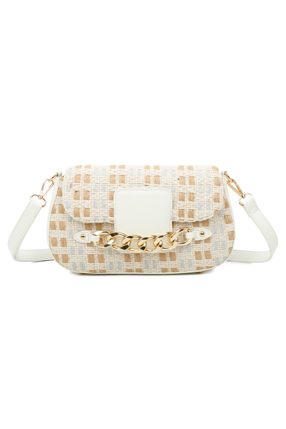 Praia Woven Finish Shoulder Bag