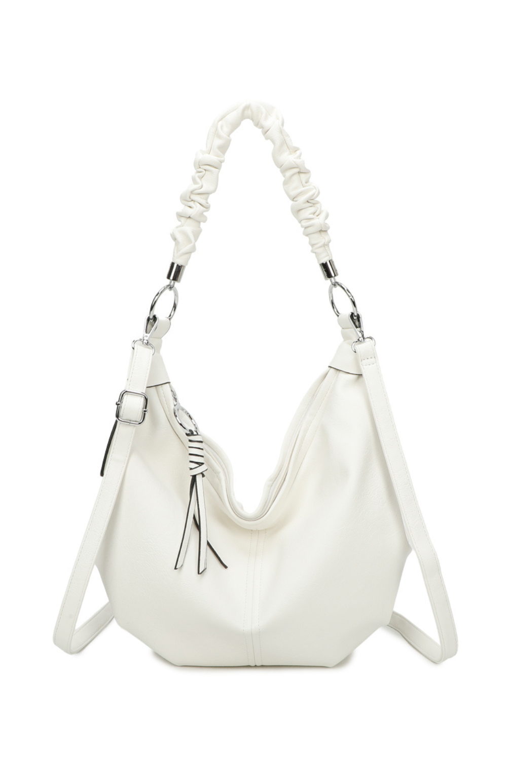 Quinn PU Leather Hobo Shoulder Bag