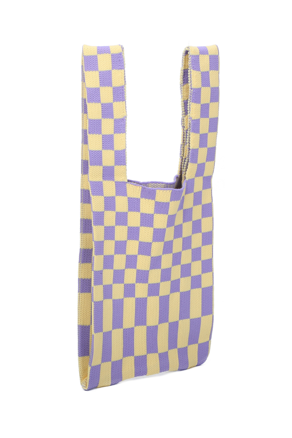 Checkered Reusable Shopping Tote Bag