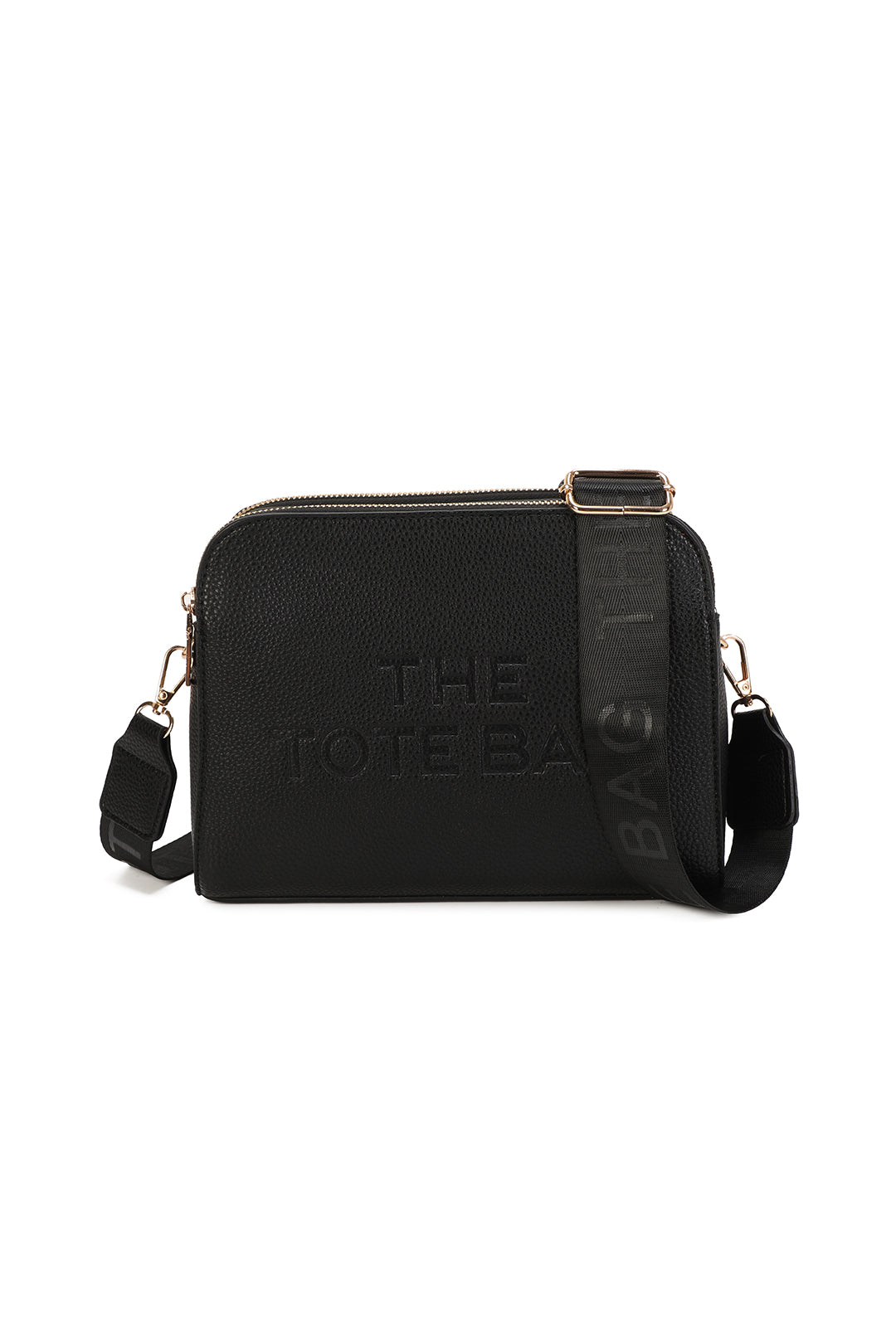 Verity Three Zipped Sections Triple Compartments Crossbody Tote Bag - RM230417
