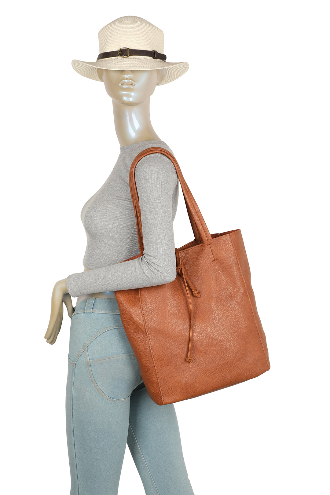Rosalie PU Leather Tote Shoulder Bag - RX260522