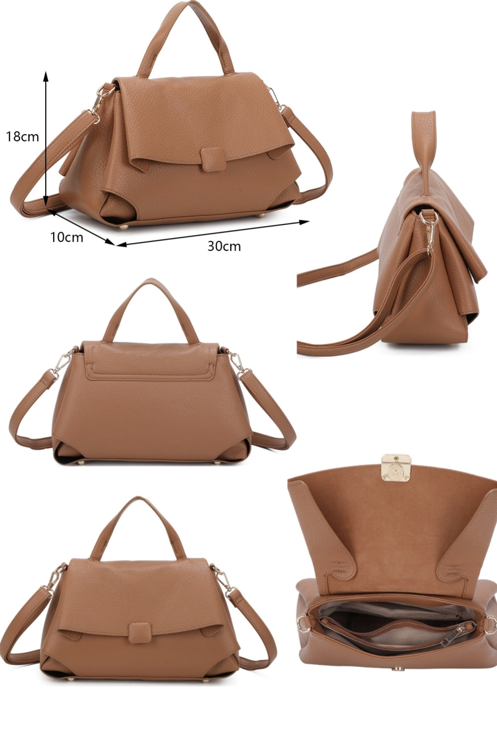 The Midtown Luxe Top Handle Bag With Extra Removable Shoulder Strap - RJ250476