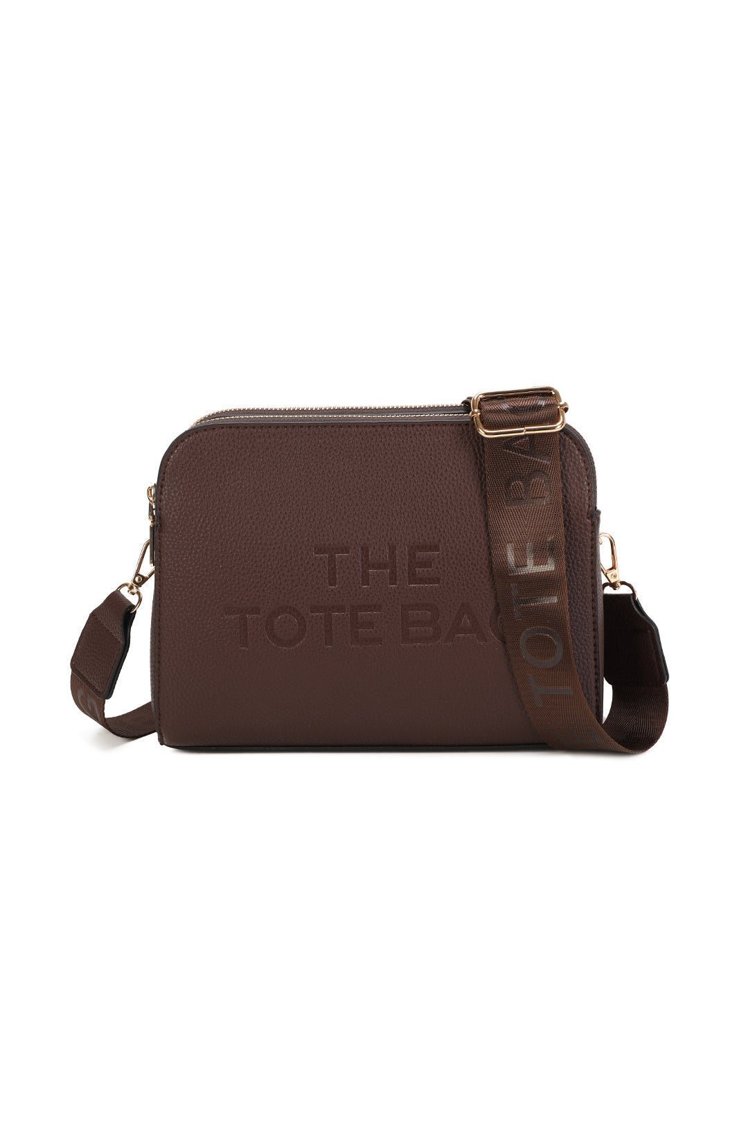 Verity Three Zipped Sections Triple Compartments Crossbody Tote Bag - RM230417