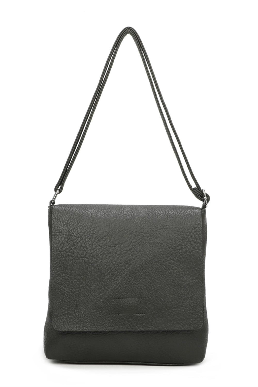 Blanchett Minimalist Flap PU Leather Shoulder Bag