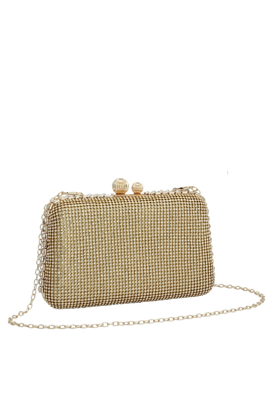 Delicada Diamond Embellished Clutch Evening Bag