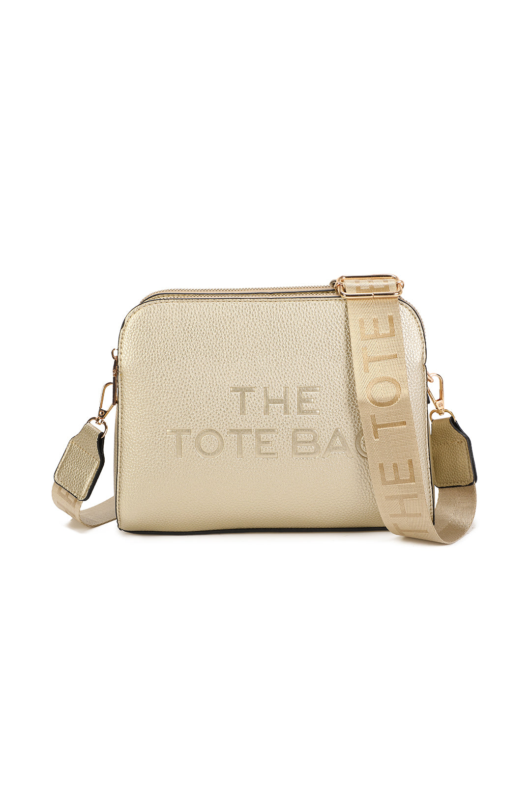 Verity Three Zipped Sections Triple Compartments Crossbody Tote Bag - RM230417