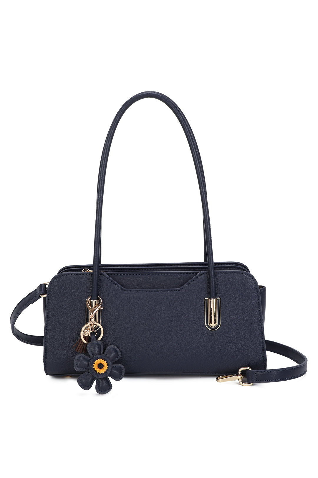 Aveline PU Leather baguette-style Top Handle Bag - RY260535