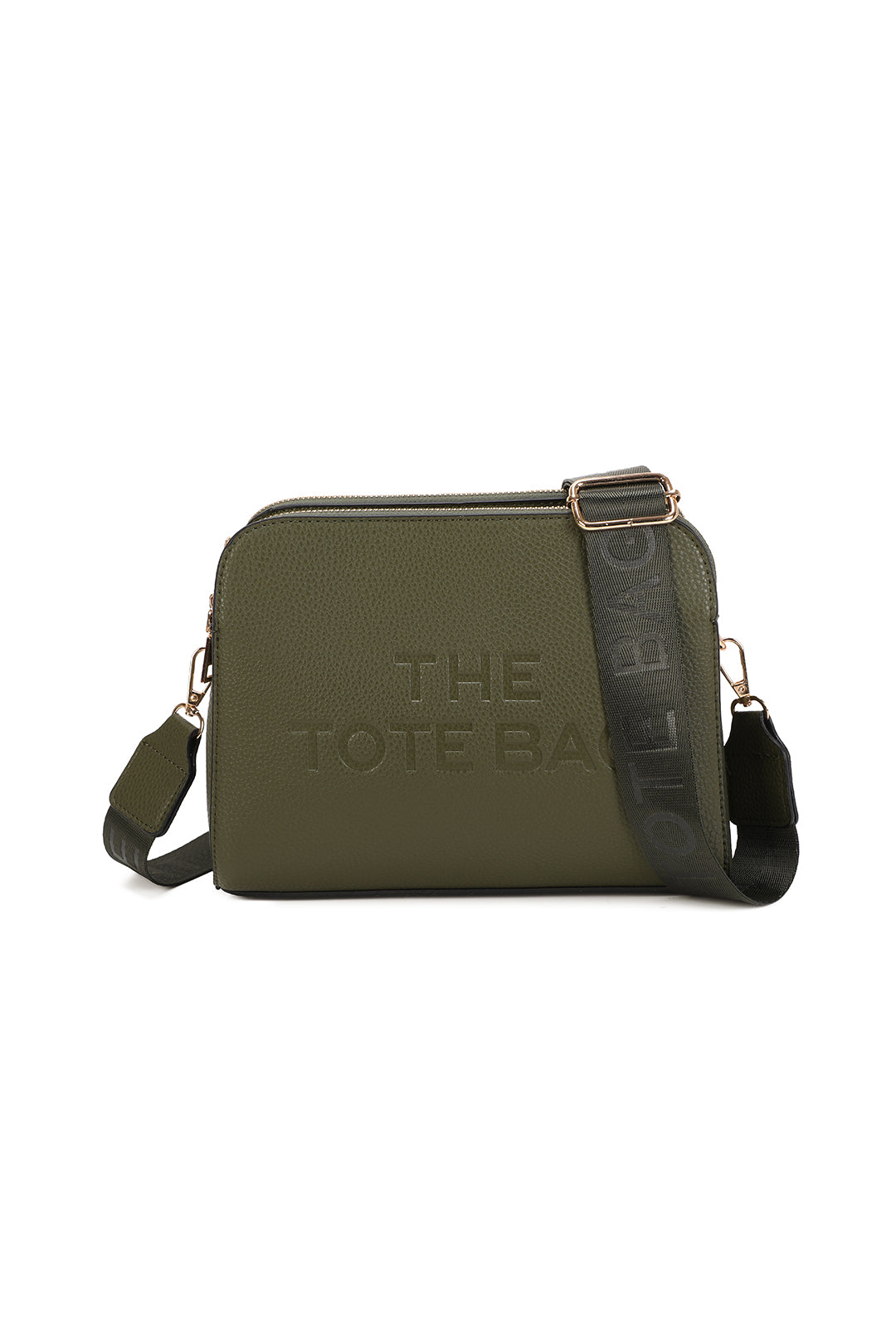 Verity Three Zipped Sections Triple Compartments Crossbody Tote Bag - RM230417