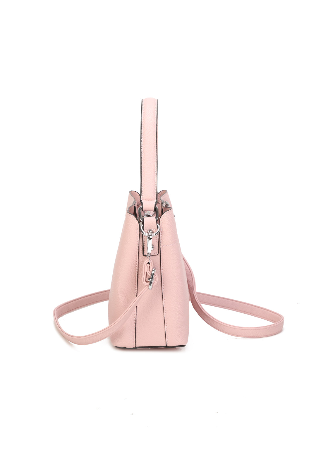 Enro Triple Compartments PU Leather Top Handle Bag With A Lock - RB250953