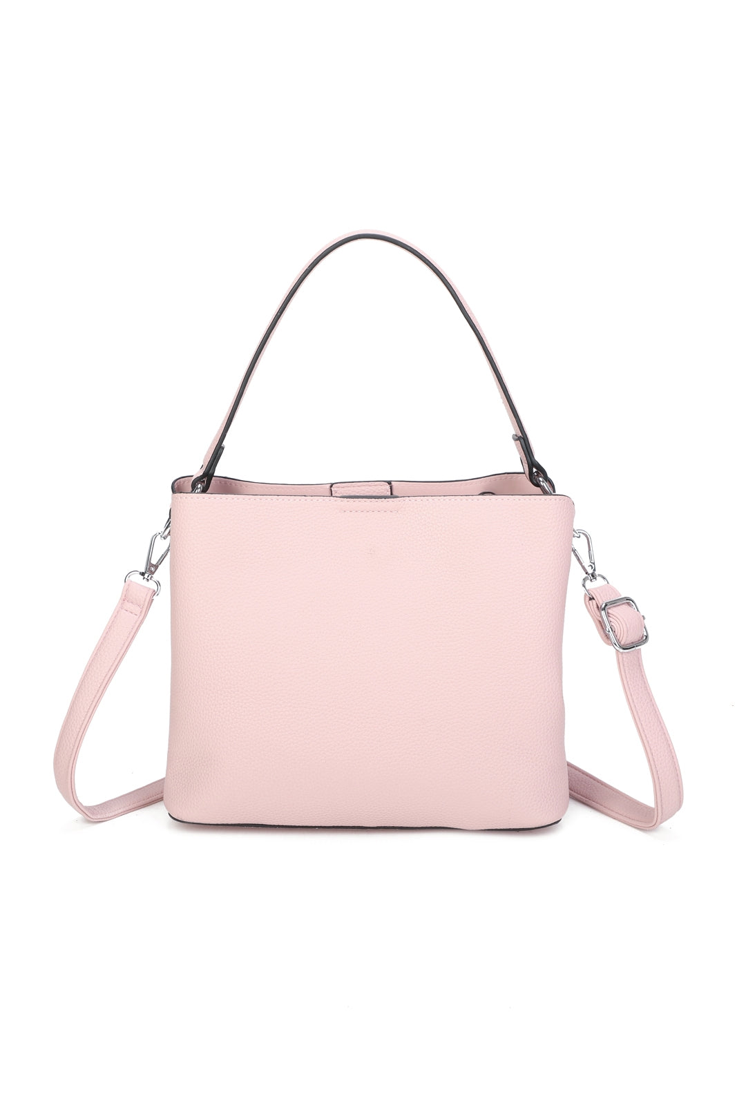 Enro Triple Compartments PU Leather Top Handle Bag With A Lock - RB250953