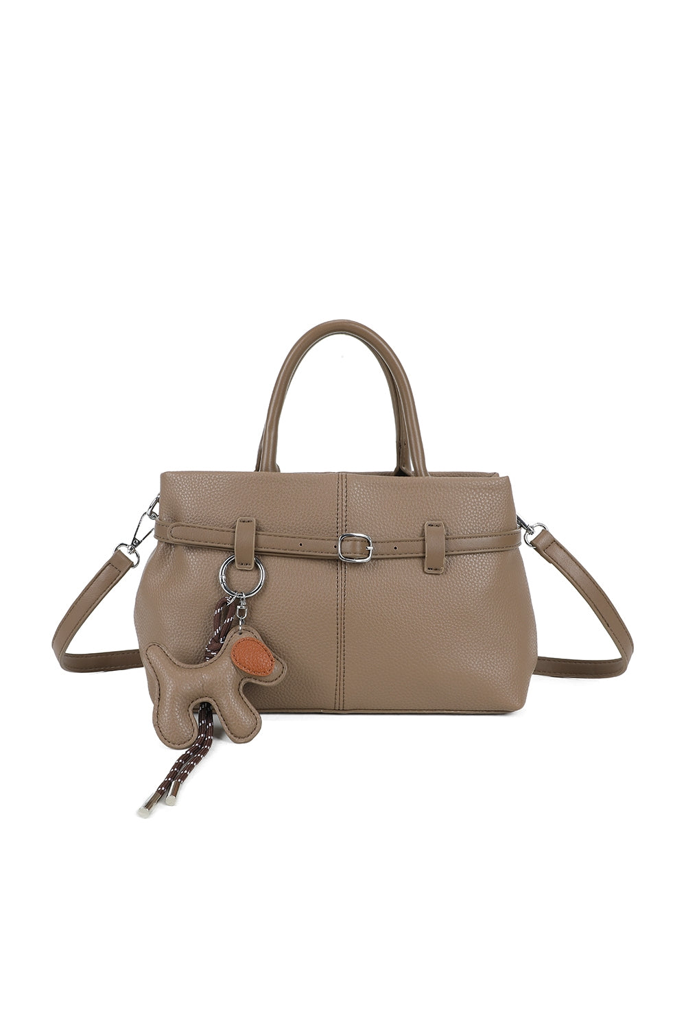 Civetta PU Leather Crossbody Bag With A Dog Charm - RX250582